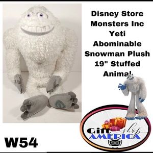 Disney Store Monsters Inc Yeti Abominable Snowman